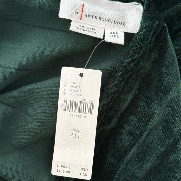 NWT Anthropologie Dark Green Duster - Picture 4 of 4